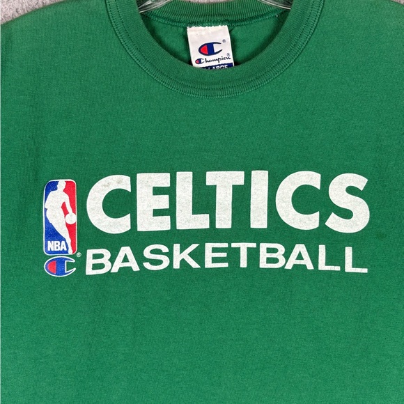 Vintage 90s Champion Boston Celtics Tshirt Men’s XL - Picture 7 of 10